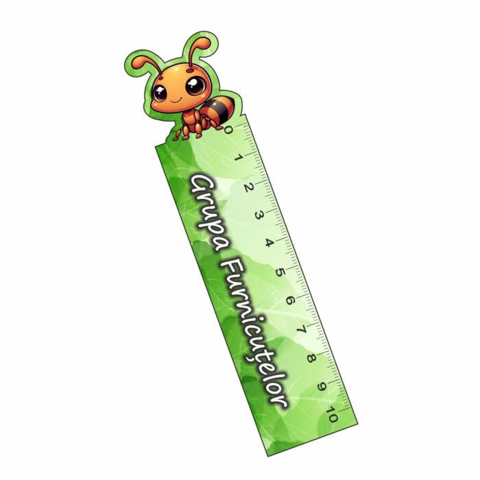 rigla personalizata furnica 10cm