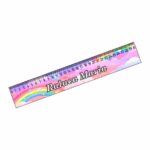 rigla personalizata nume curcubeu 30cm