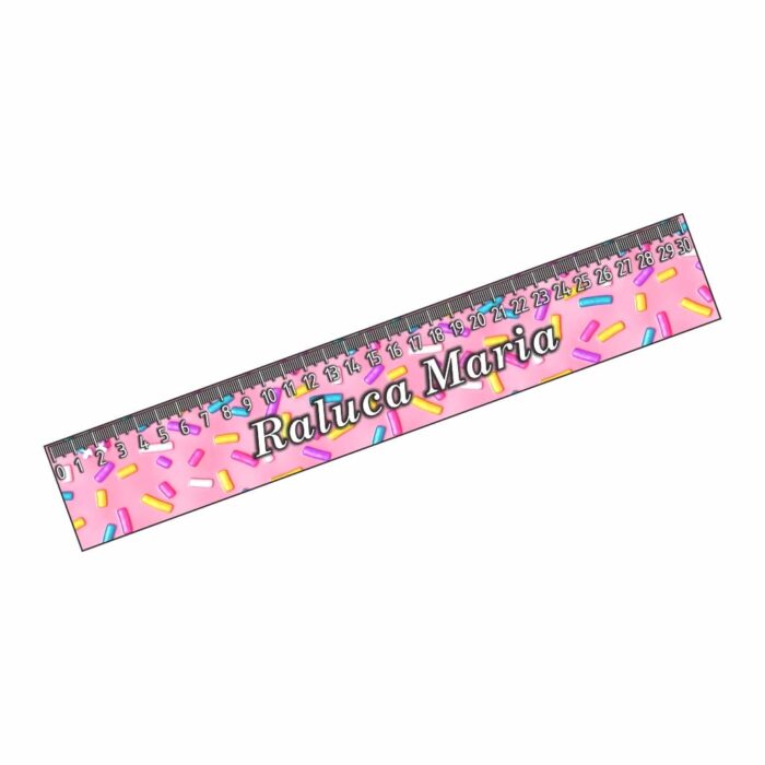 rigla personalizata nume dulciuri 30cm