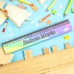 rigla personalizata nume flori 30cm