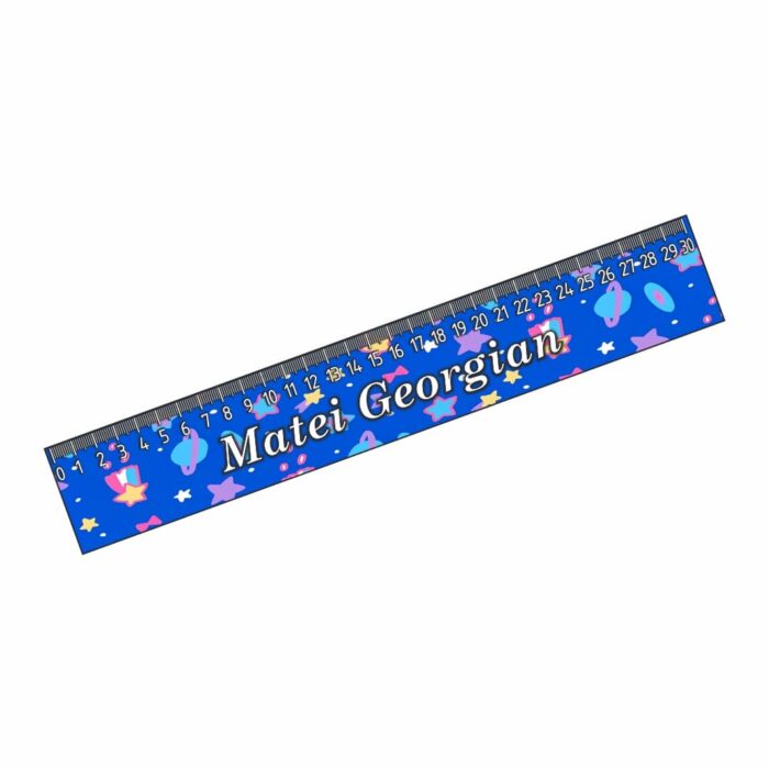 rigla personalizata nume spatiu 30cm