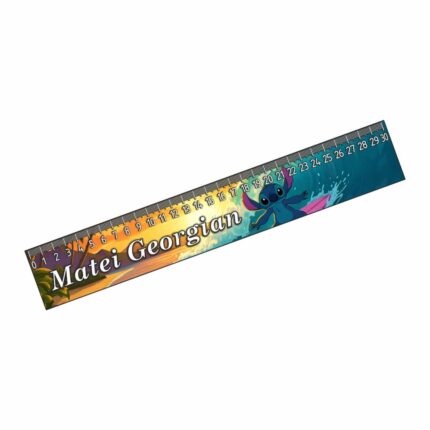 rigla personalizata stitch tropical 30cm