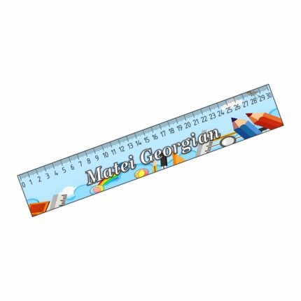 rigla personalizata tema scolara 30cm