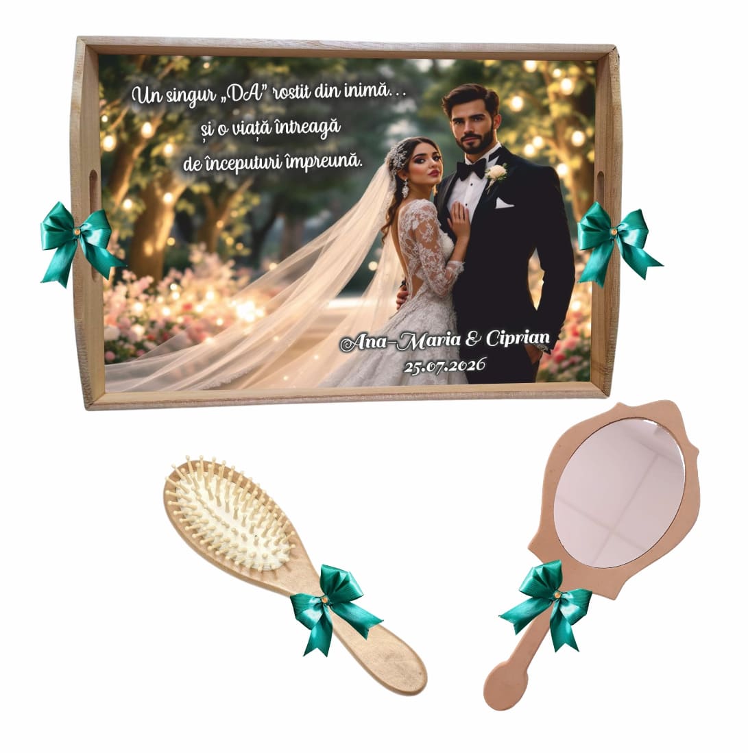 set gatit mireasa personalizat