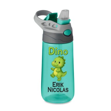 sticla apa copii dino verde
