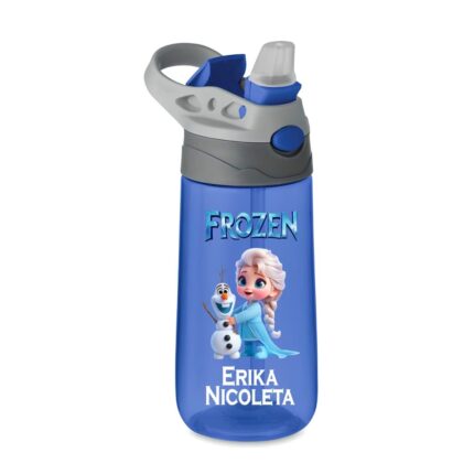 sticla apa copii frozen albastra