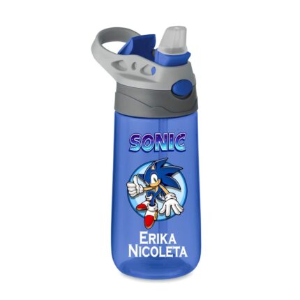 sticla apa copii sonic albastra