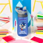 sticla apa copii sonic albastra