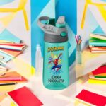 sticla apa copii spiderman verde