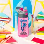 sticla apa copii stitch roz