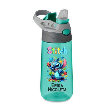sticla apa copii stitch verde