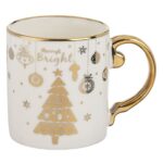 cana craciun brad globuri aurii