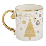 cana craciun brad globuri aurii