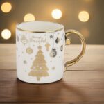 cana craciun brad globuri aurii