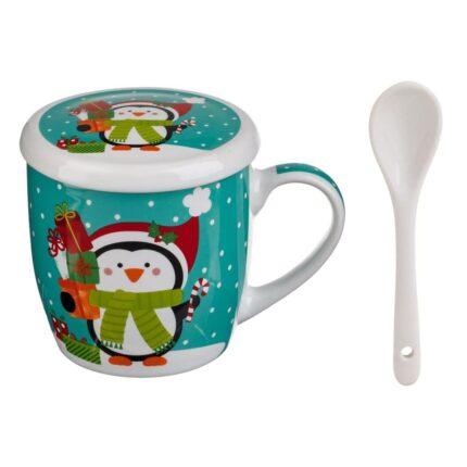 cana craciun capac lingurita pinguin cadouri