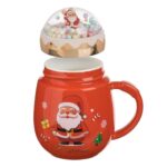 cana de craciun glob mos craciun ceramica
