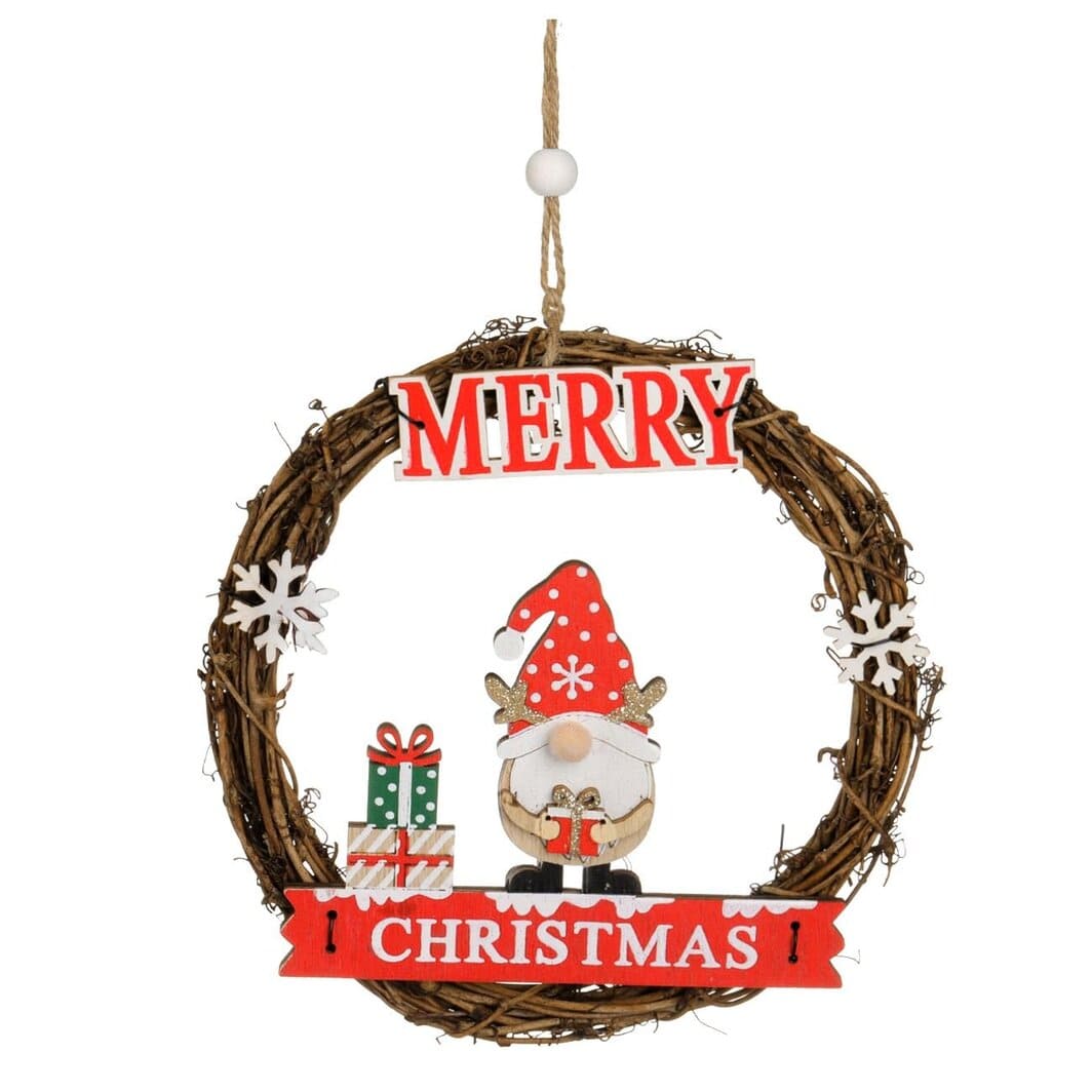 coronita craciun gnome merry christmas fata