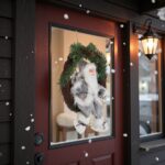 coronita craciun mos craciun gri decorat