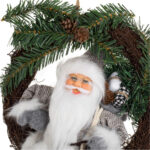 coronita craciun mos craciun gri detalii