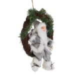 coronita craciun mos craciun gri lateral