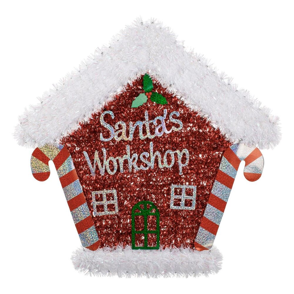 decoratiune craciun casa beteala fata