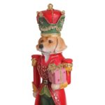 decoratiune craciun catel soldat lateral