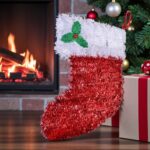 decoratiune craciun cizma beteala detalii