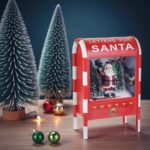 decoratiune craciun cutie postala mos decor