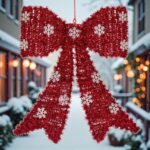 decoratiune craciun funda beteala rosie secundara