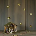 decoratiune craciun iesle led decor