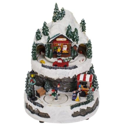 decoratiune scena craciun muzica principala