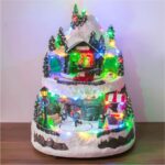 decoratiune scena craciun muzica secundara