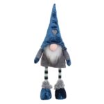 figurina craciun gnome caciula albastra fata