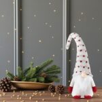 figurina craciun gnome caciula tricotata decorata