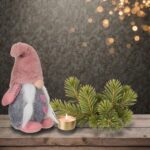 figurina craciun gnome haina gri codite secundara