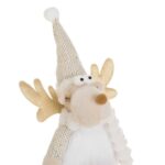 figurina craciun ren ecru caciula detalii