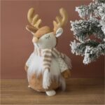 figurina craciun ren fular bej secundara