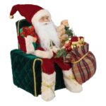 figurina mos craciun cadouri sunet lateral