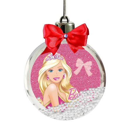 glob craciun barbie roz principala