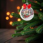 glob craciun catei craciun decorata