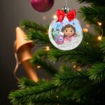 glob craciun gabbys dollhouse decorat