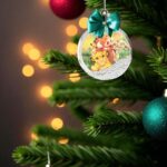 glob craciun leu simba decorata