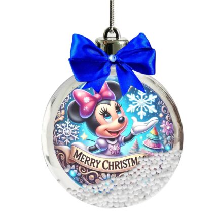 glob craciun minnie albastru principala