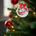 glob craciun minnie craciun decorat