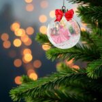 glob craciun printesa aurora decorat