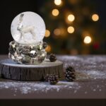 glob de zapada craciun cerb decor