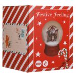 glob de zapada craciun roata muzica ambalaj