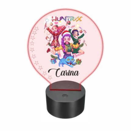 lampa led 3D personalizata kpop craciun