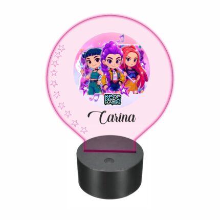 lampa led 3D personalizata kpop demon