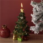 lumanare craciun brad cadouri lumina